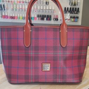 Dooney Bourke tartan plaid purse